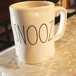 Rae Dunn NEW "SNOOZE" coffee mug